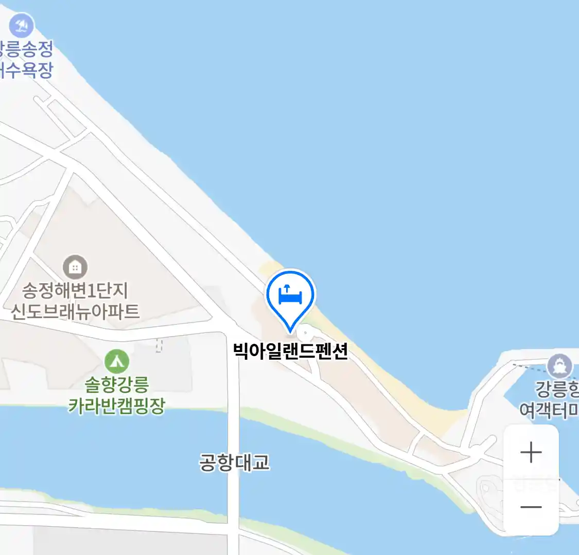 빅아일랜드펜션 지도
