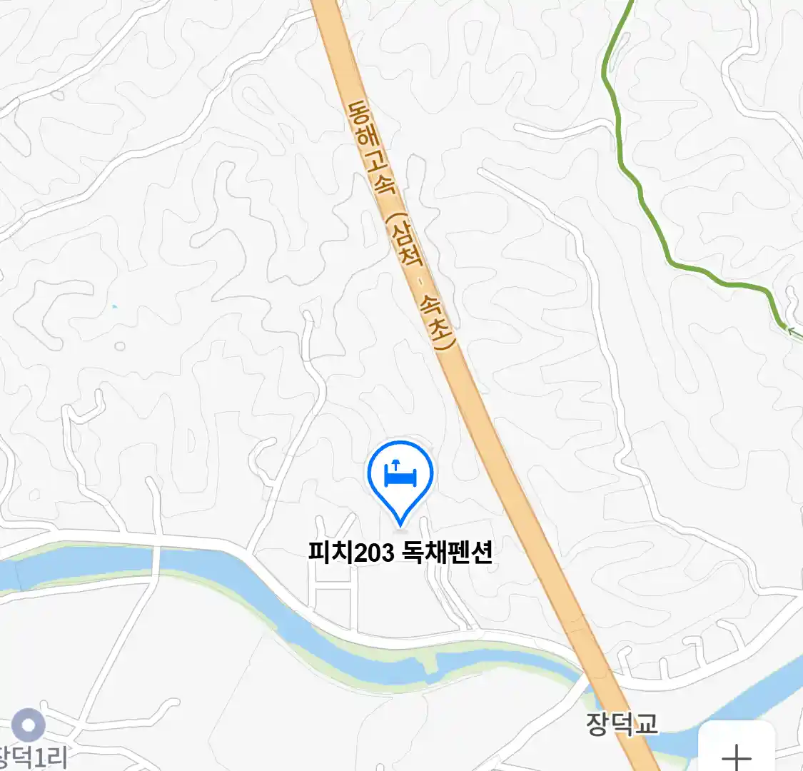 피치203 독채펜션 위치