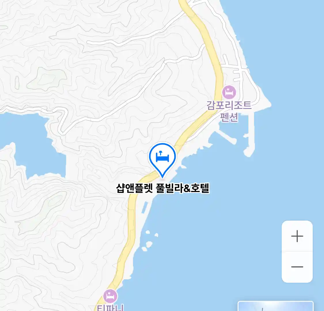 샵앤플렛 풀빌라호텔 위치