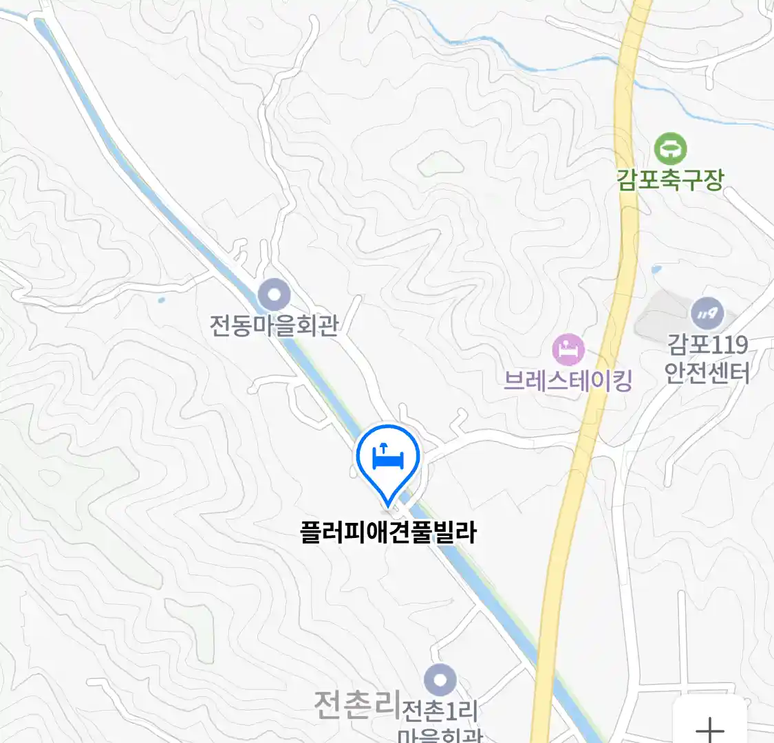 플러피애견풀빌라 위치