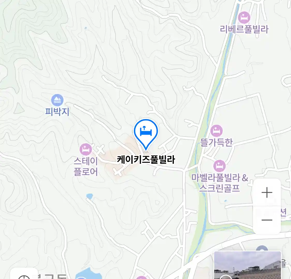 케이키즈풀빌라 위치