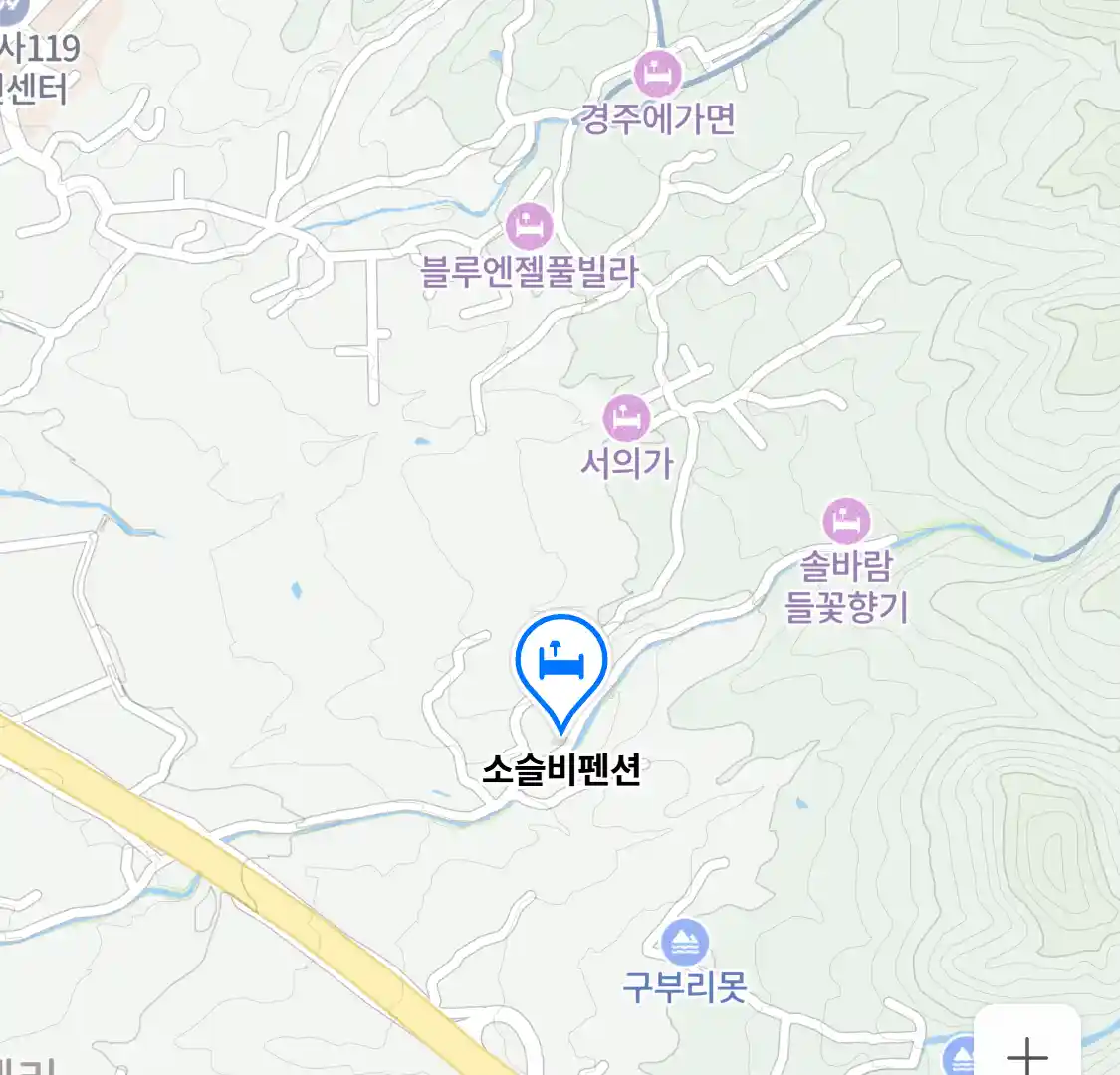 소슬비펜션 위치