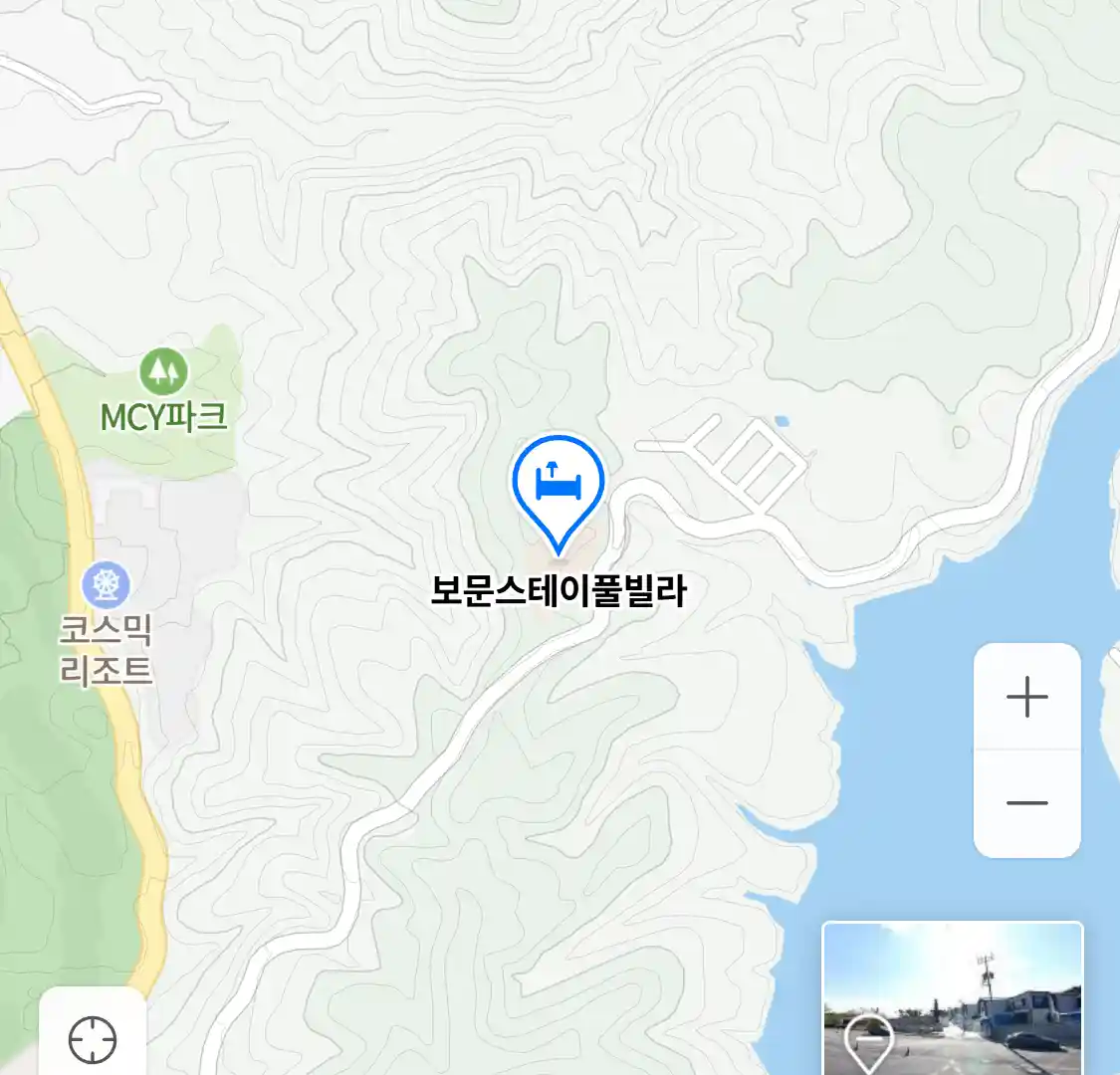 보문스테이풀빌라 지도