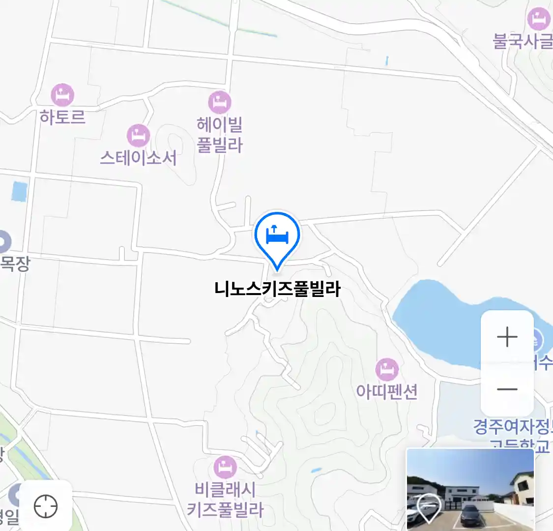 니노스키즈풀빌라 지도