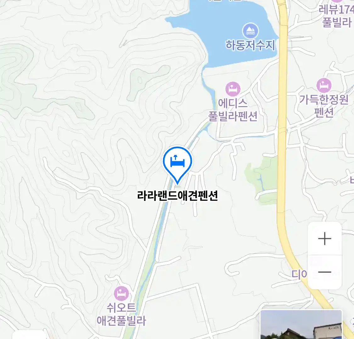 라라랜드애견펜션 위치