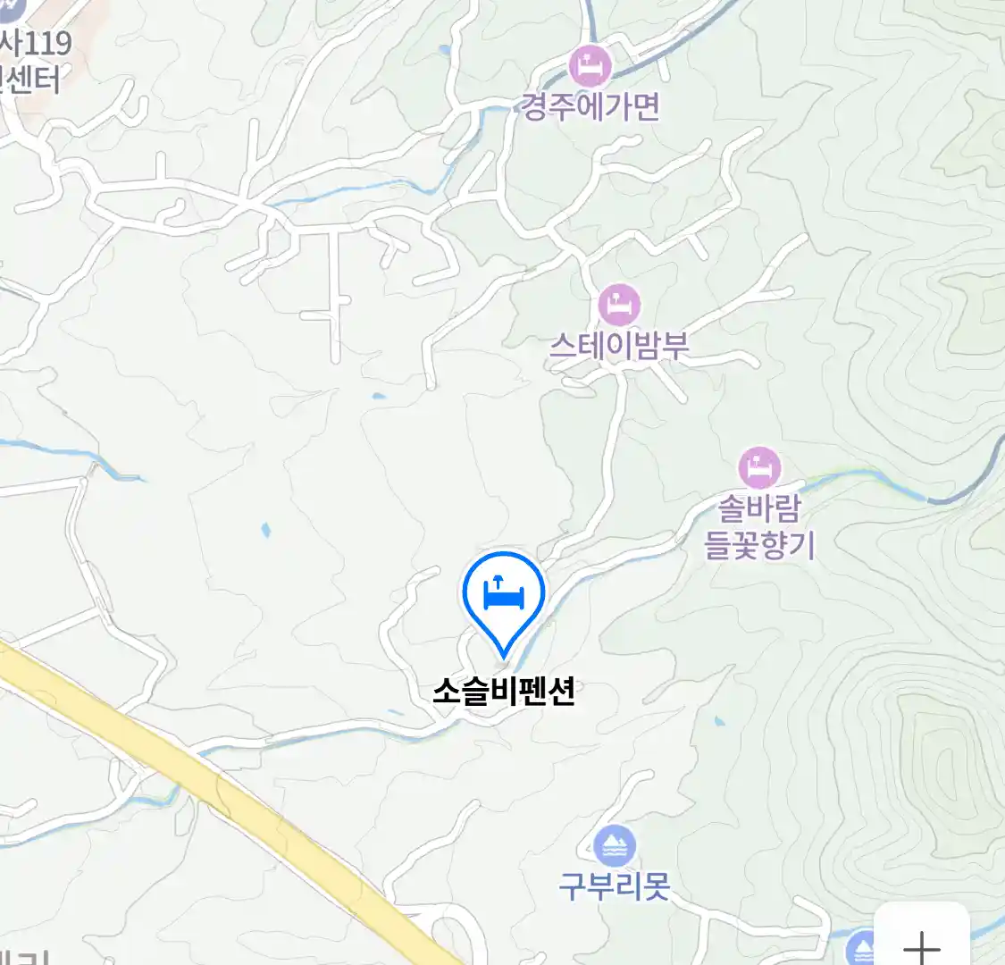소슬비펜션 위치