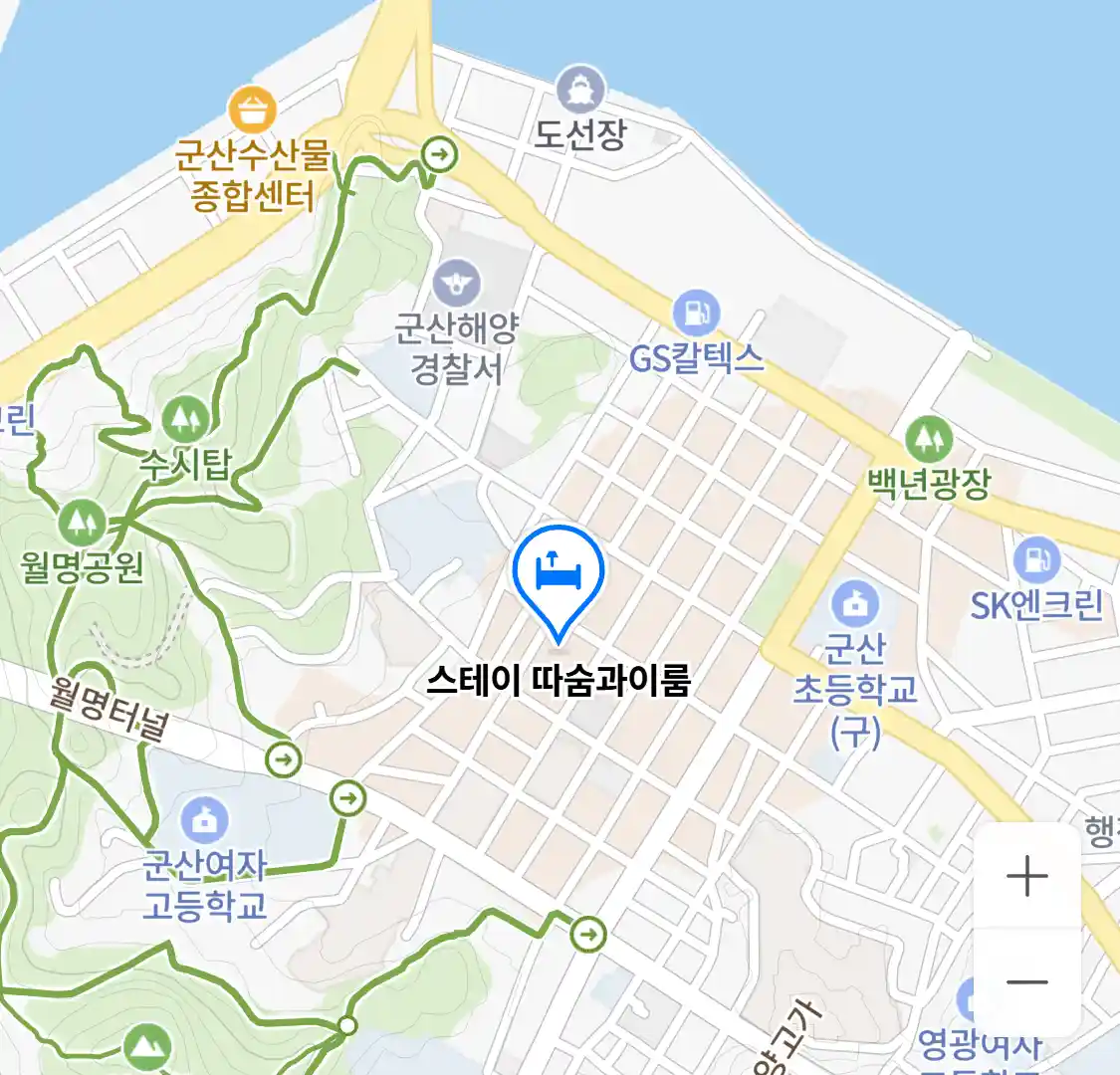 스테이 따숨과이룸 위치