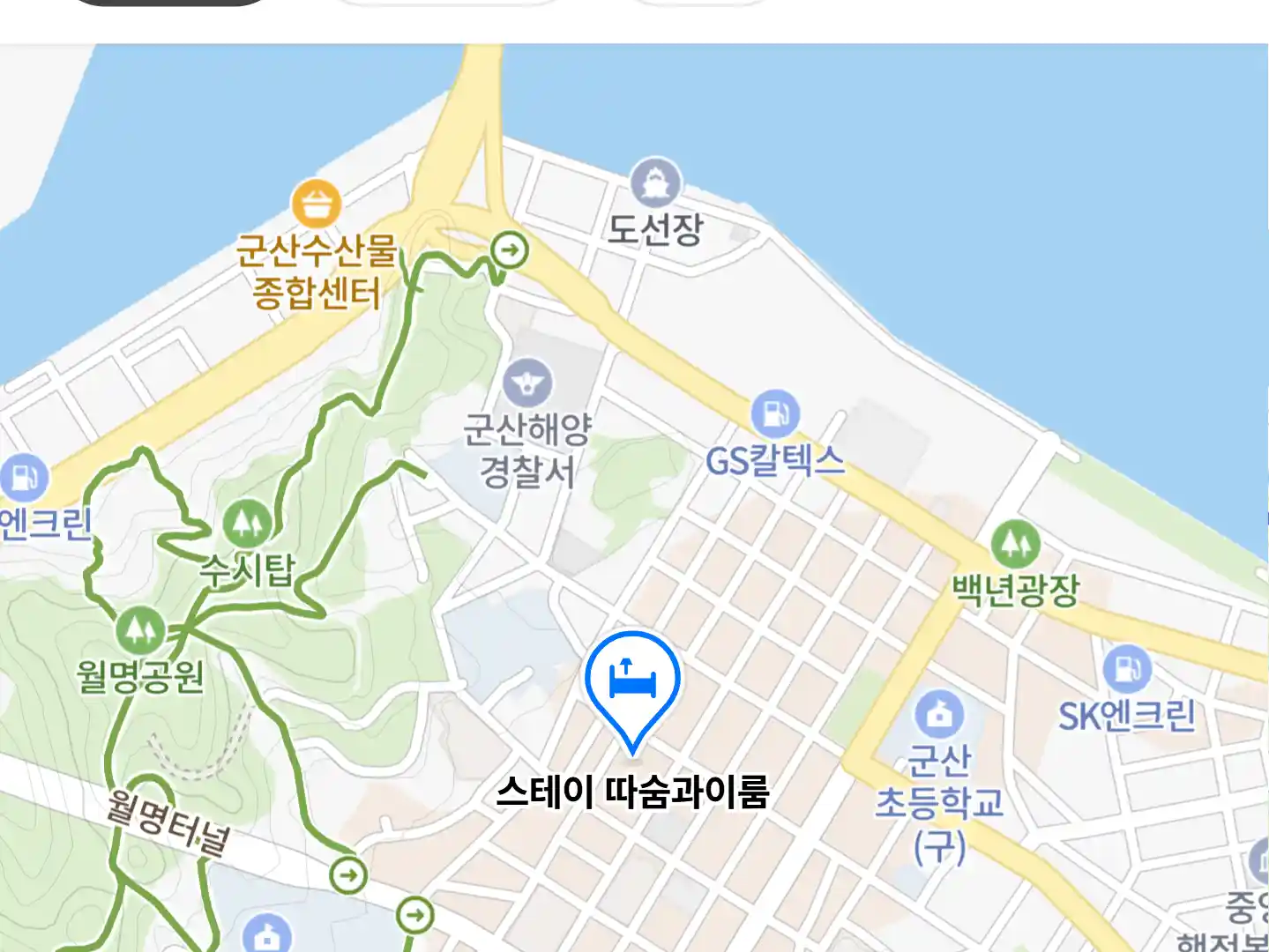 스테이 따숨과이룸 위치