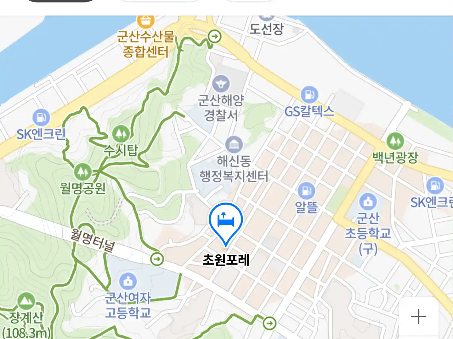 초원포레 위치