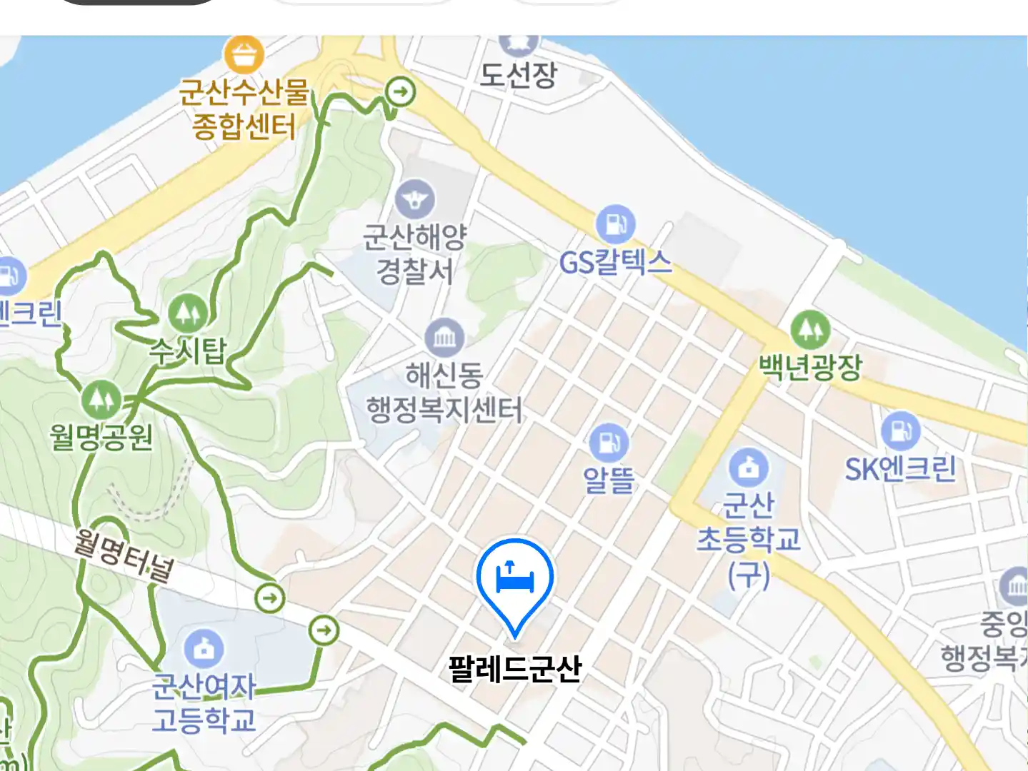팔레드군산 위치