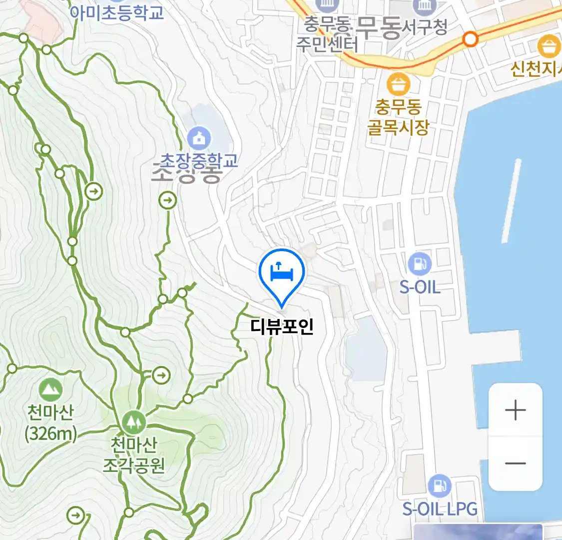 디뷰포인 위치
