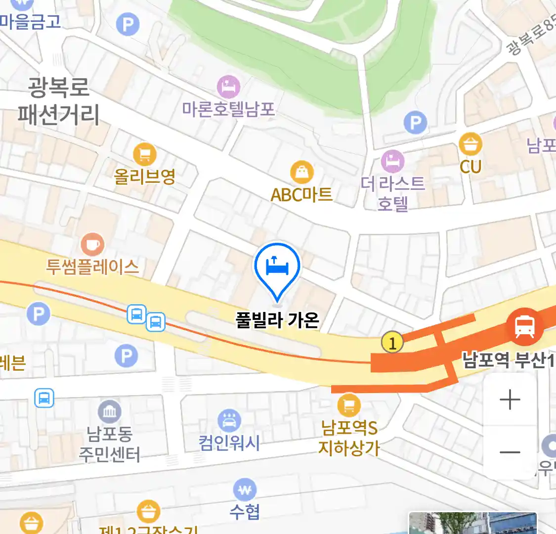 풀빌라 가온 지도