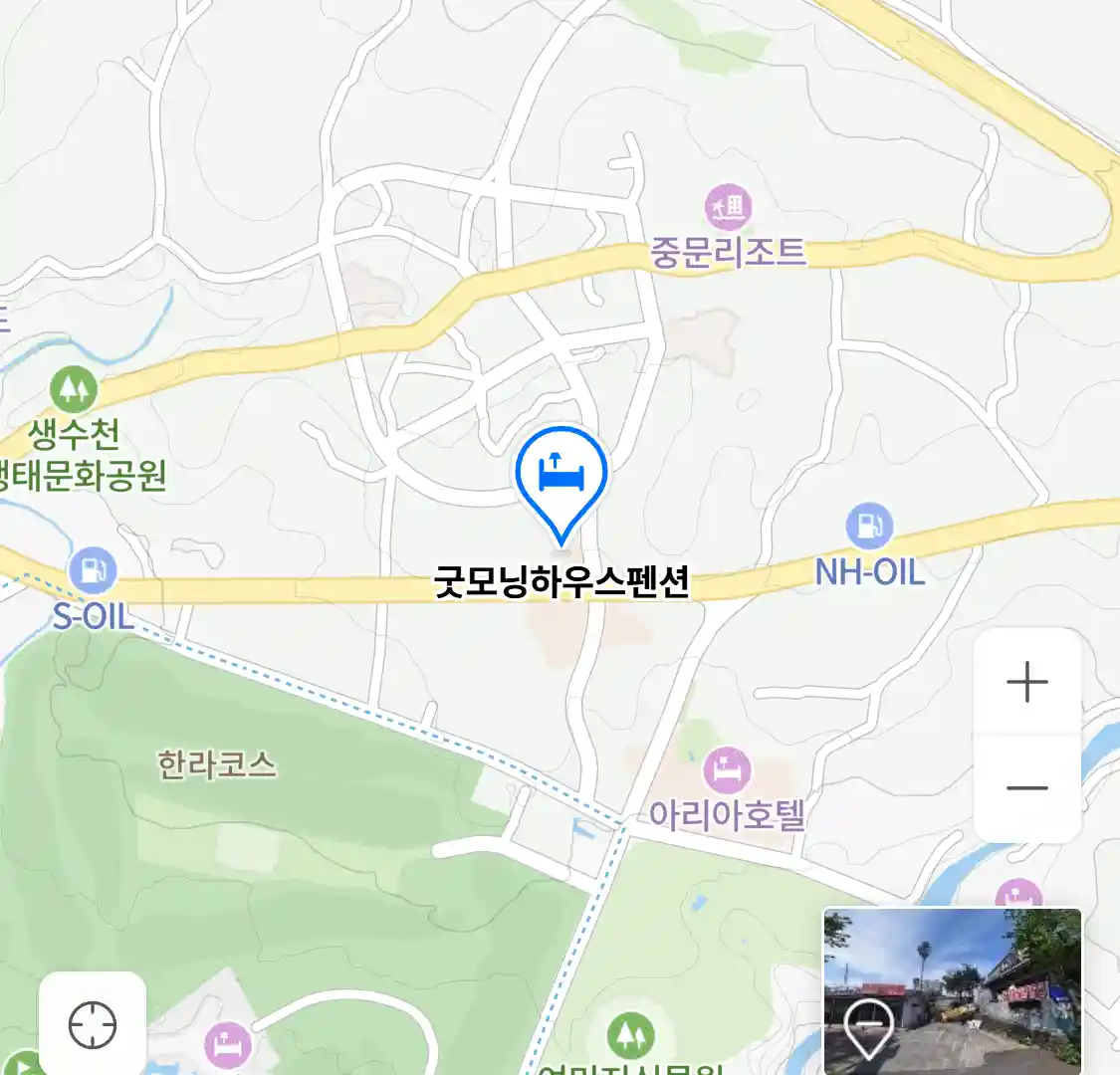 굿모닝하우스펜션 위치