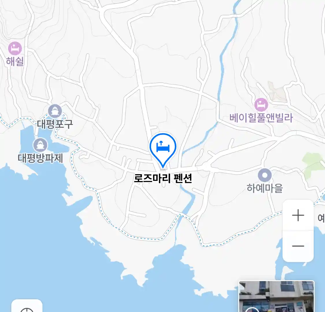 로즈마리 펜션 위치