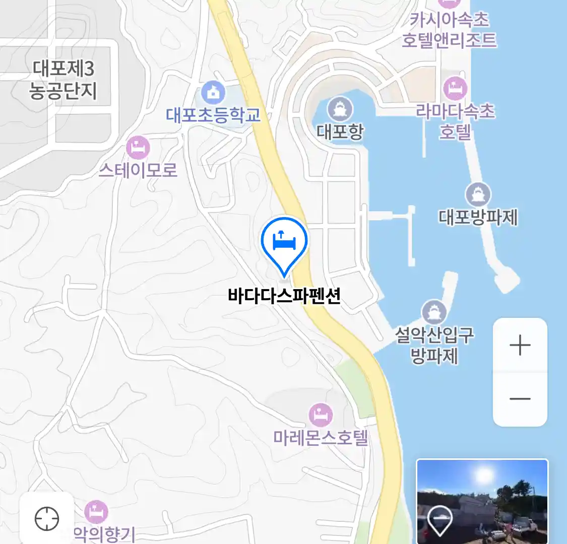 바다다스파펜션 위치