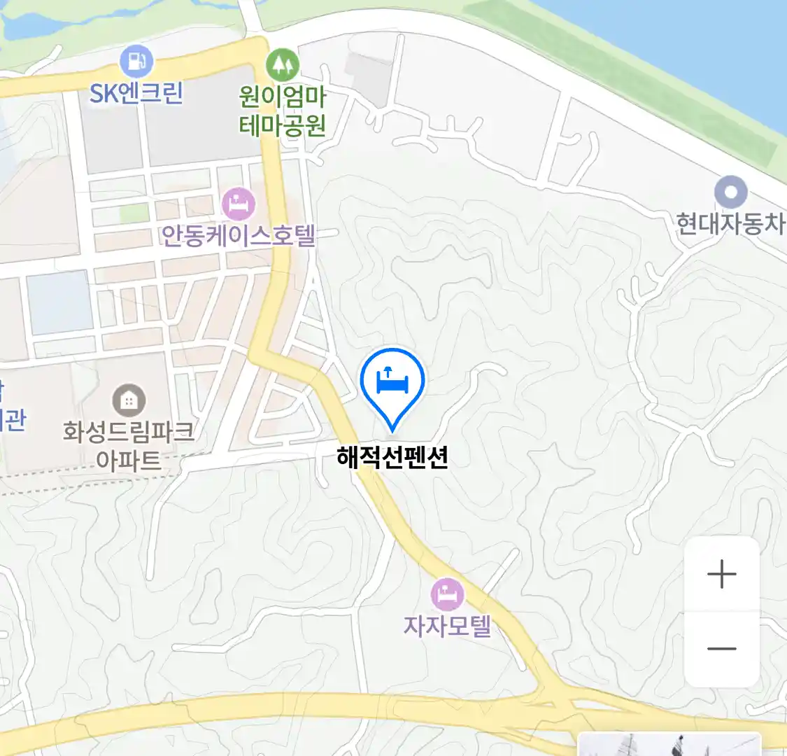 해적선펜션 위치