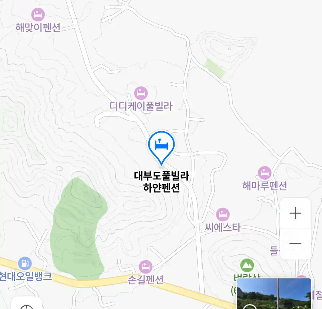 대부도풀빌라 하얀펜션 위치