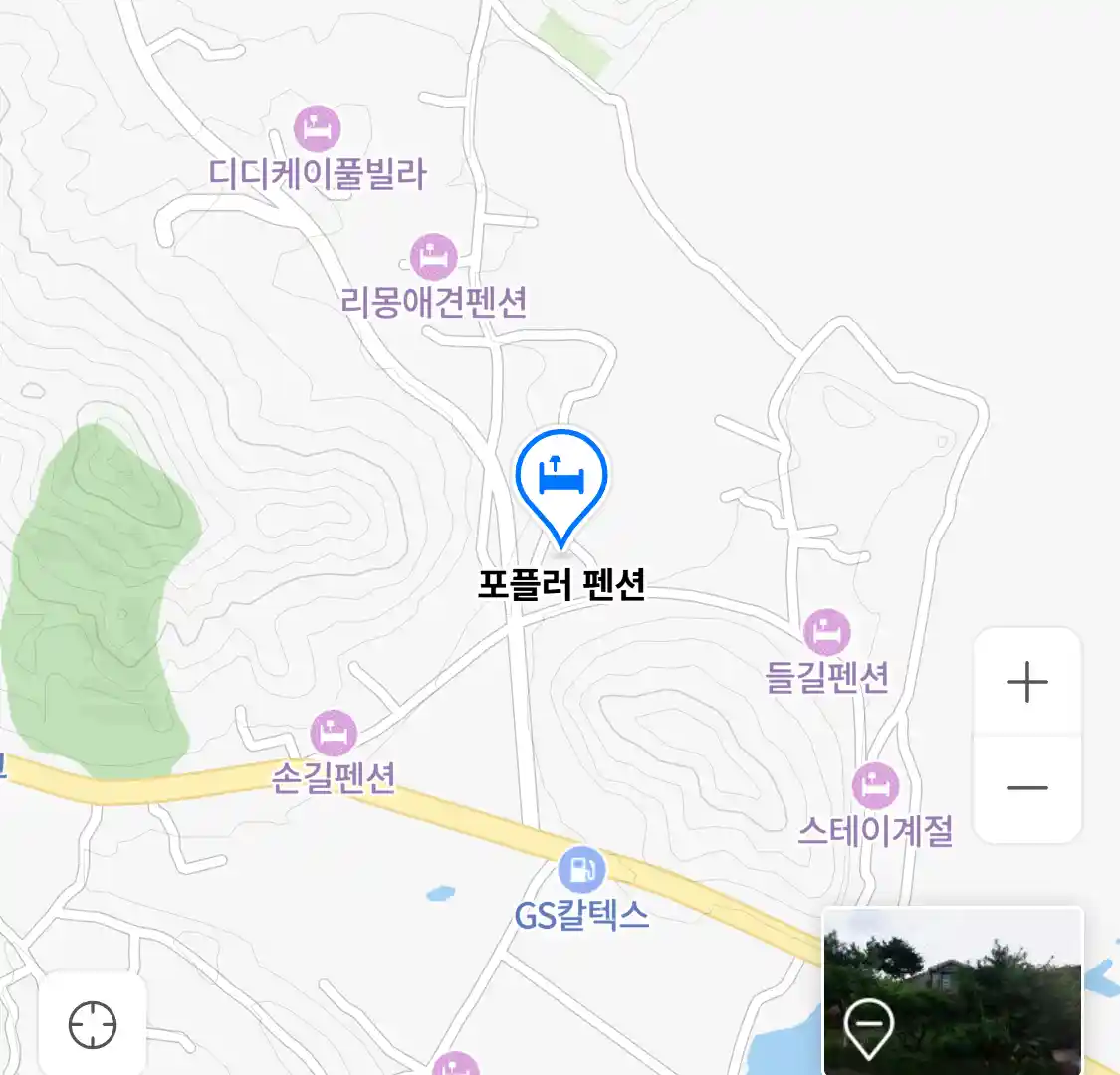 포플러 펜션 위치