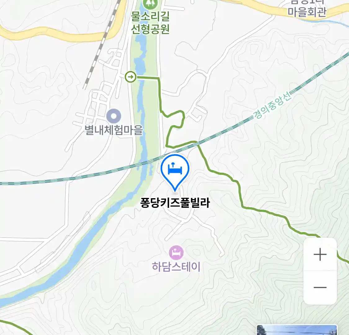 퐁당키즈풀빌라 위치