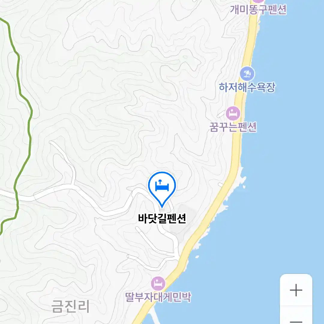 바닷길펜션 위치