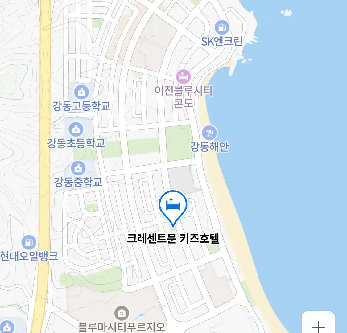 크레센트문 키즈호텔 위치