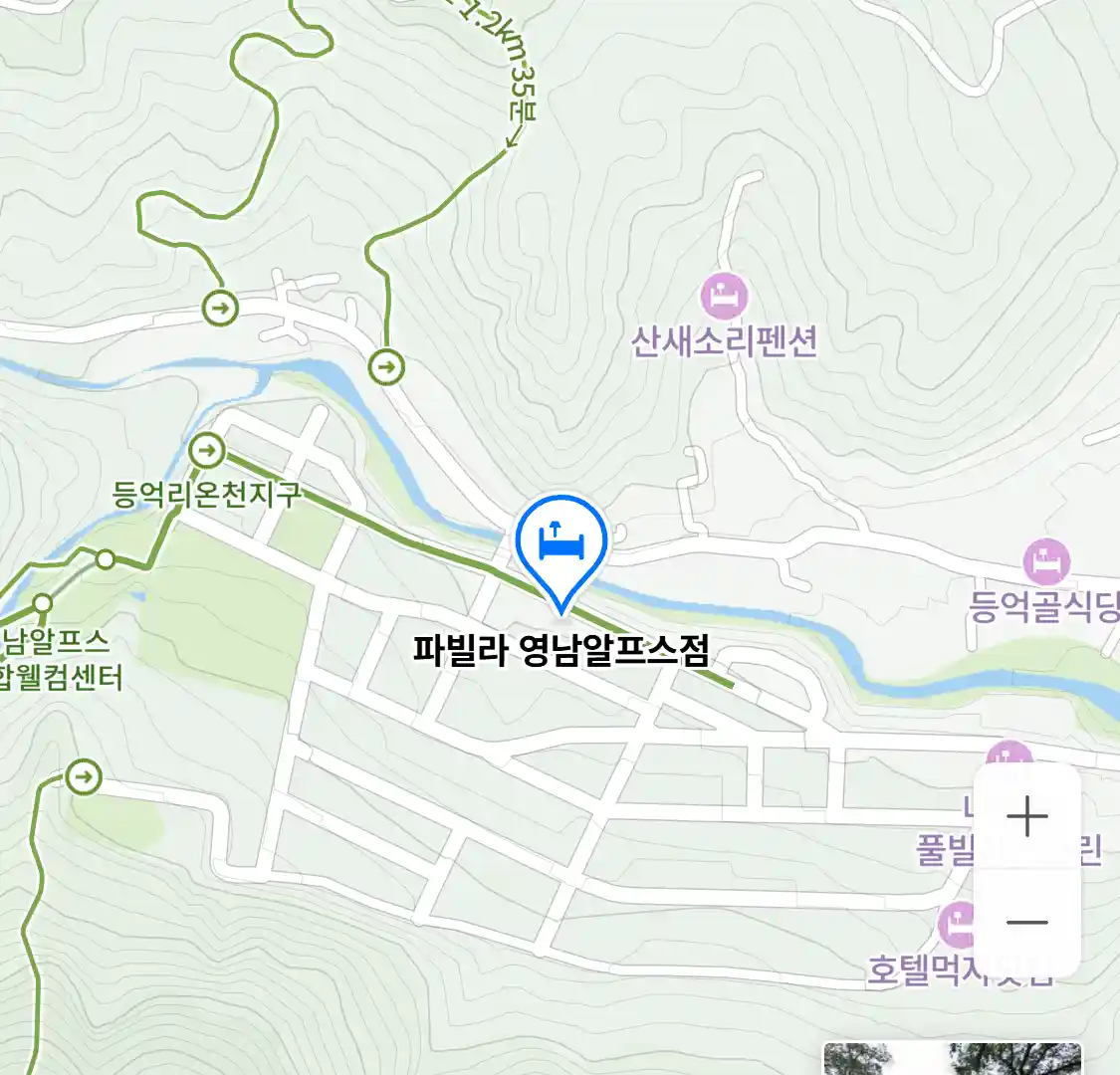 파빌라 영남알프스점 위치