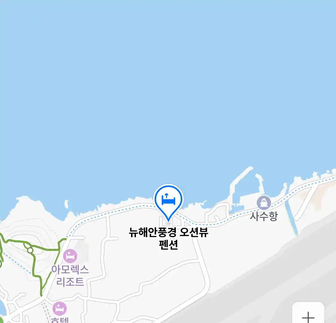 뉴해안풍경 오션뷰 펜션 위치