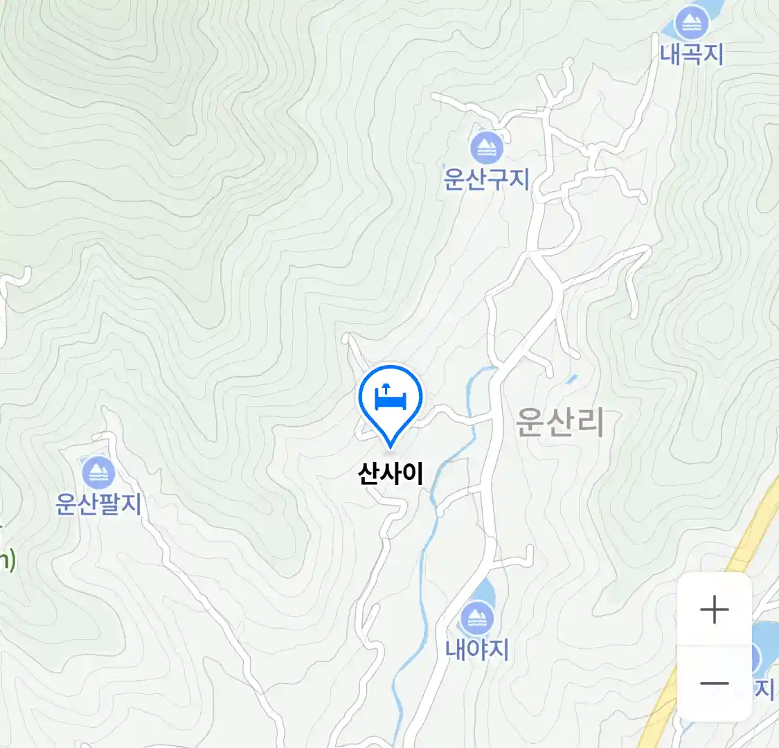 산사이 위치