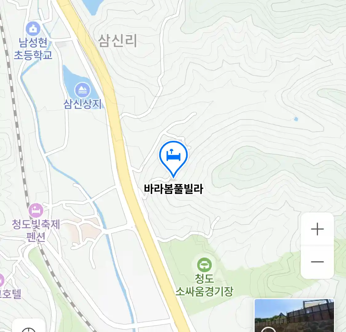 바라봄풀빌라 위치