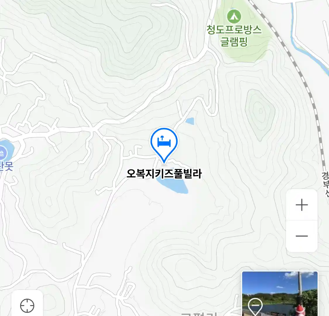 오복지키즈풀빌라 위치