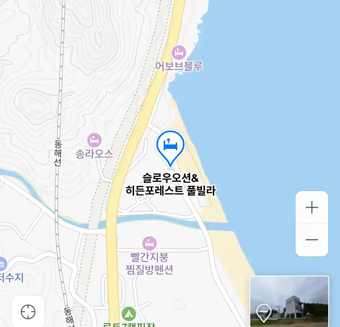 슬로우오션&히든포레스트 풀빌라 위치