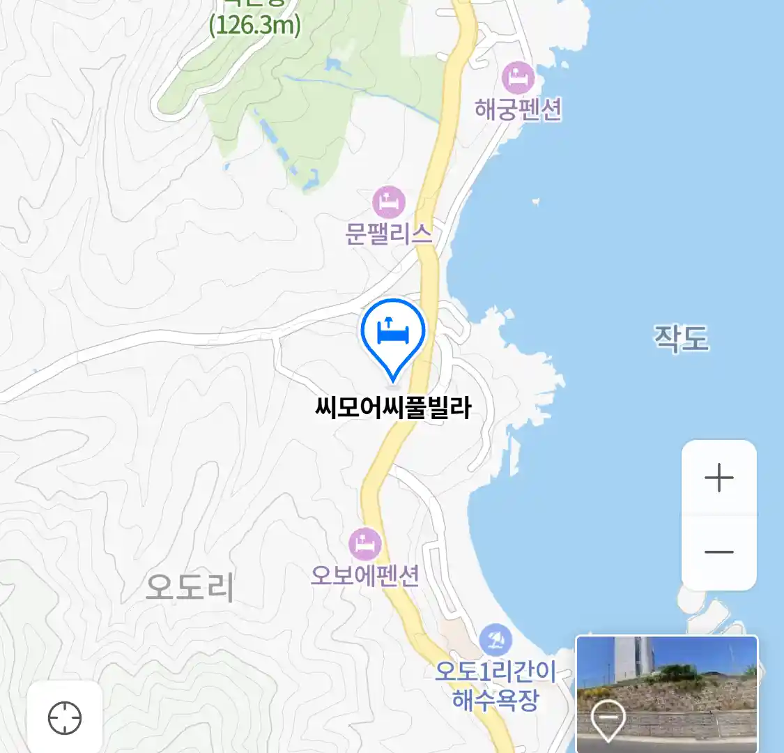 씨모어씨풀빌라 위치