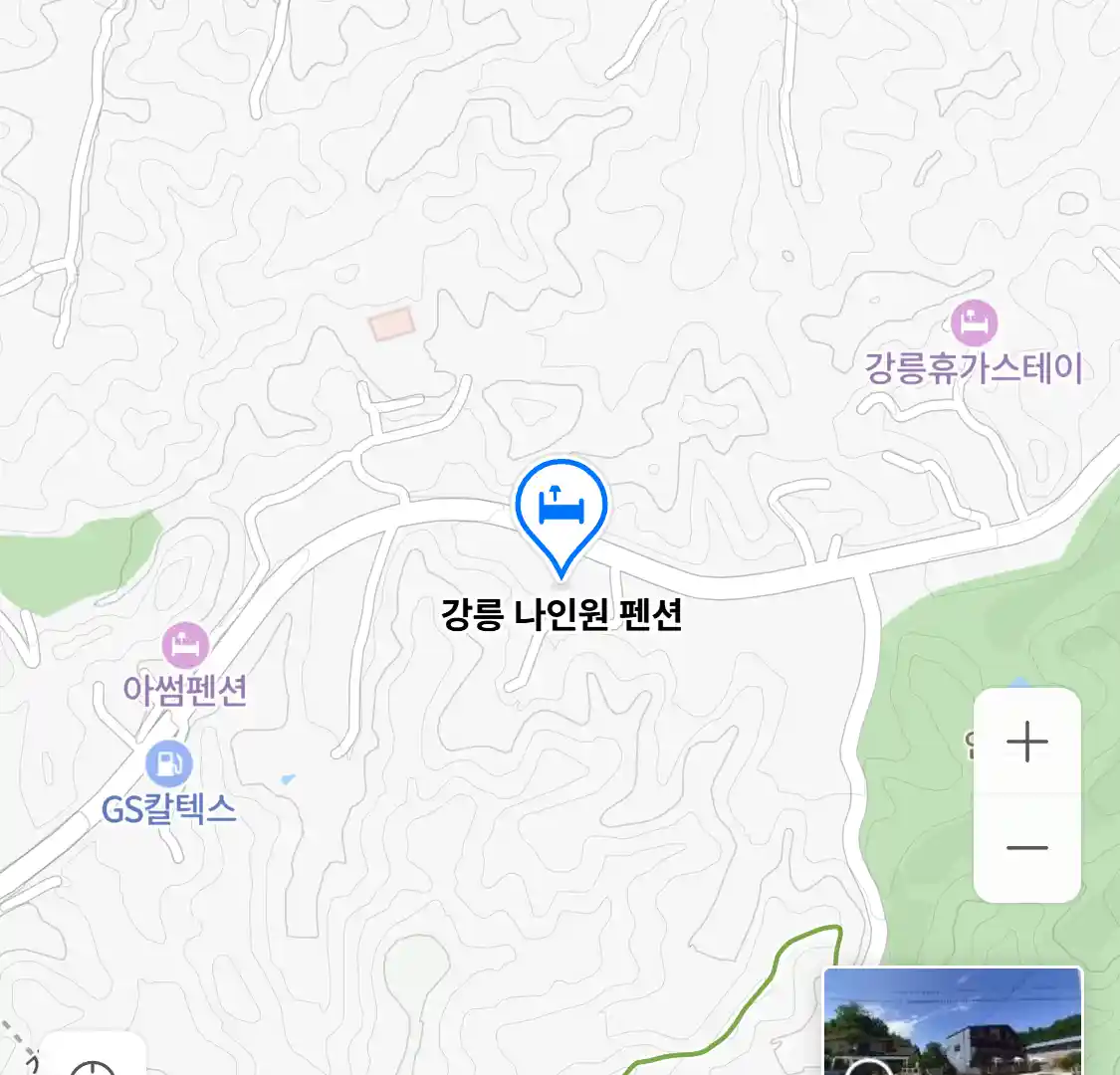 강릉 나인원 펜션 위치