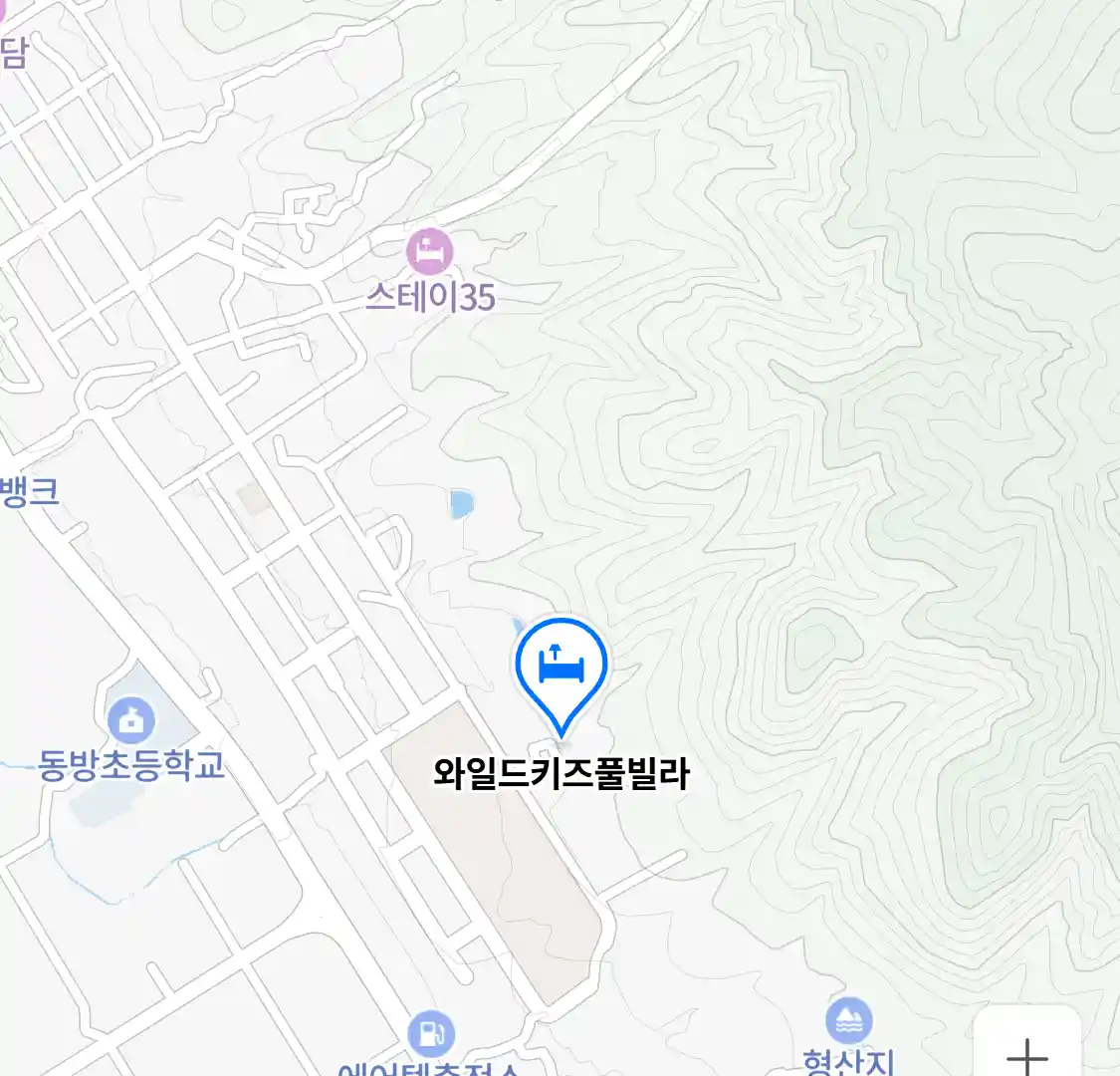 와일드키즈풀빌라 위치