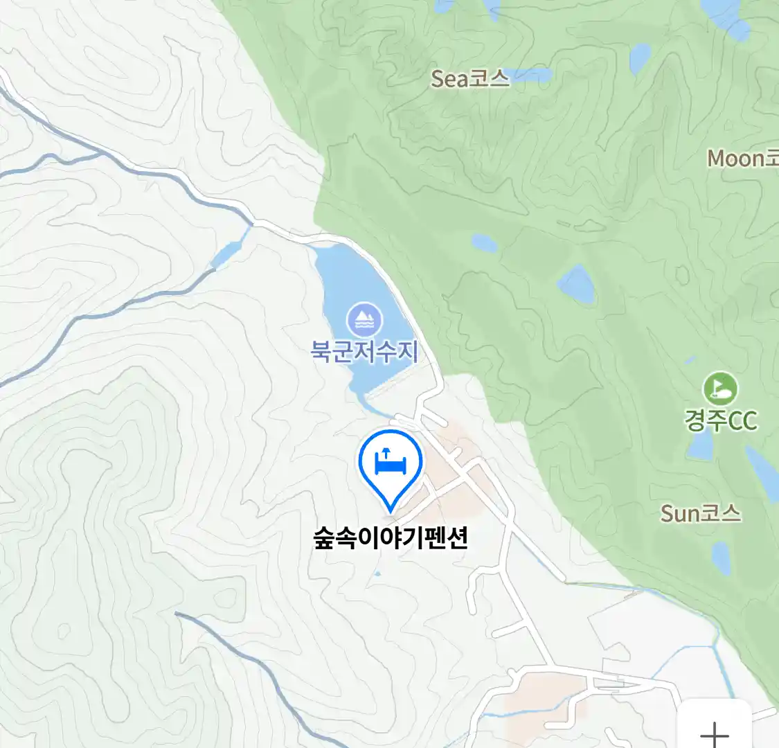 숲속이야기펜션 위치