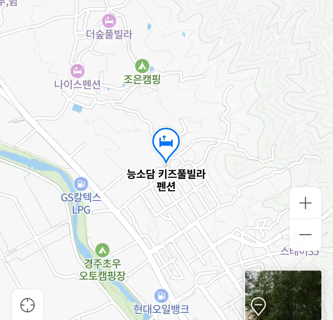 능소담 키즈풀빌라 펜션 위치