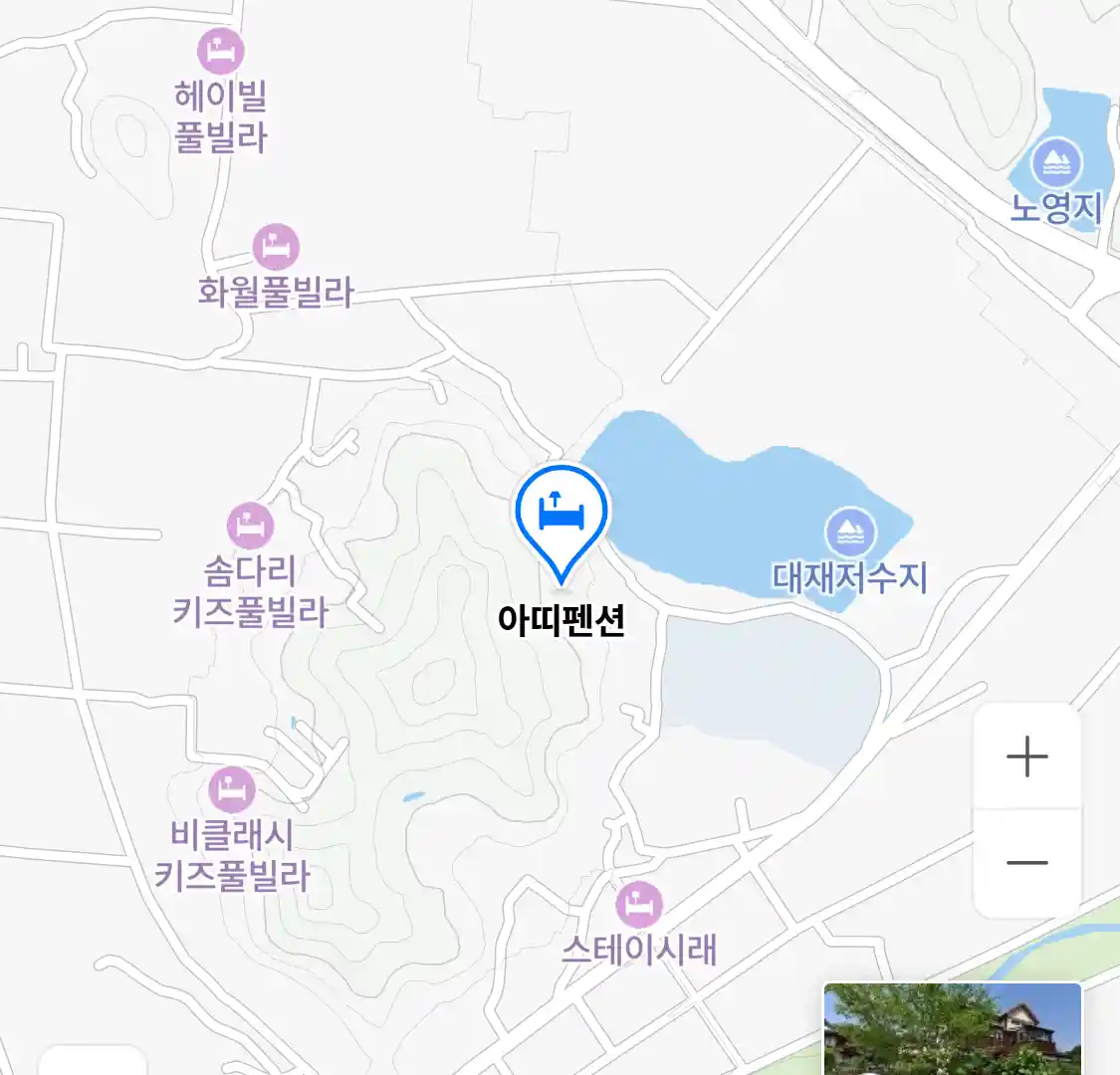 아띠펜션 위치