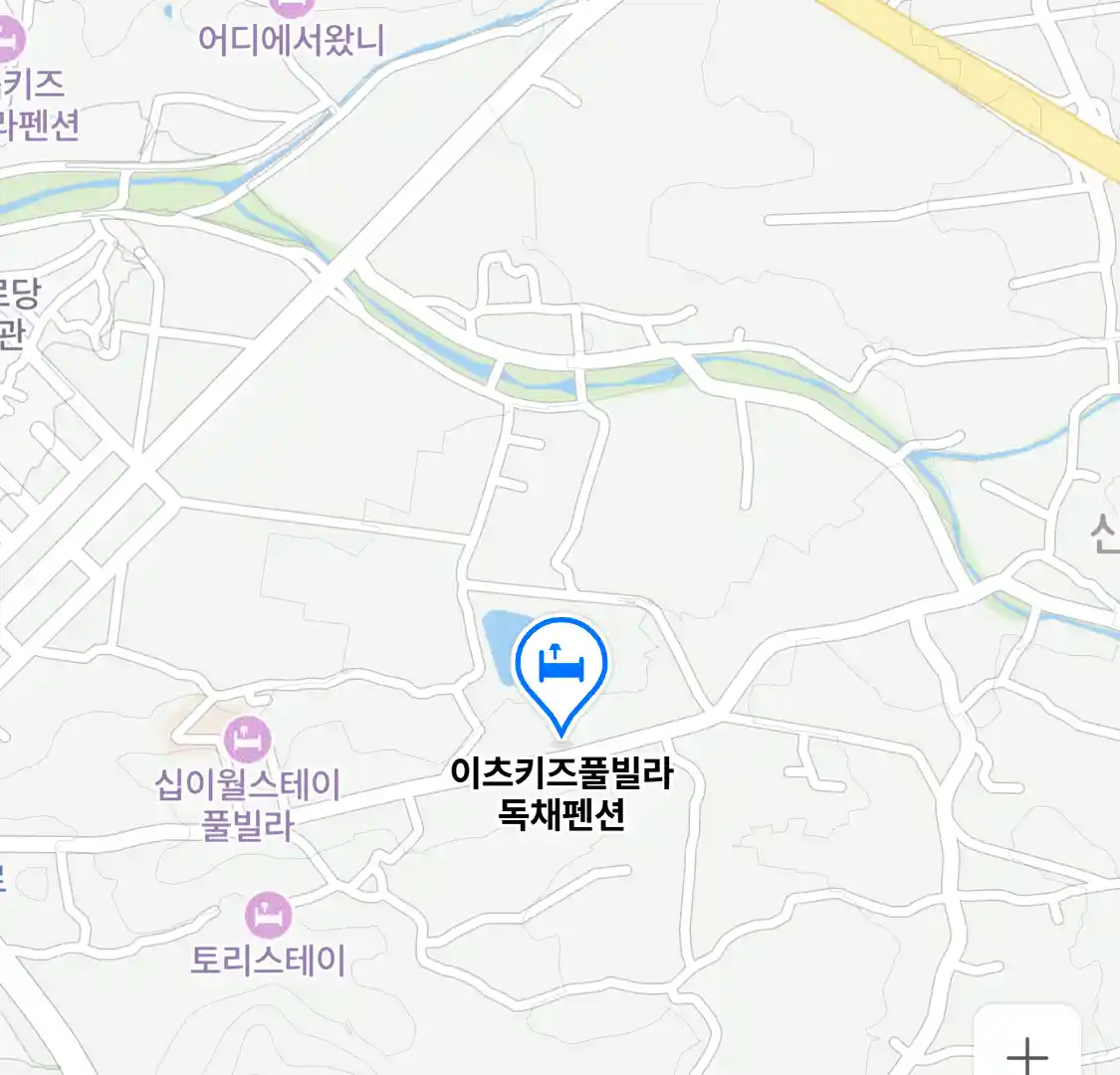 이츠키즈풀빌라 독채펜션 위치
