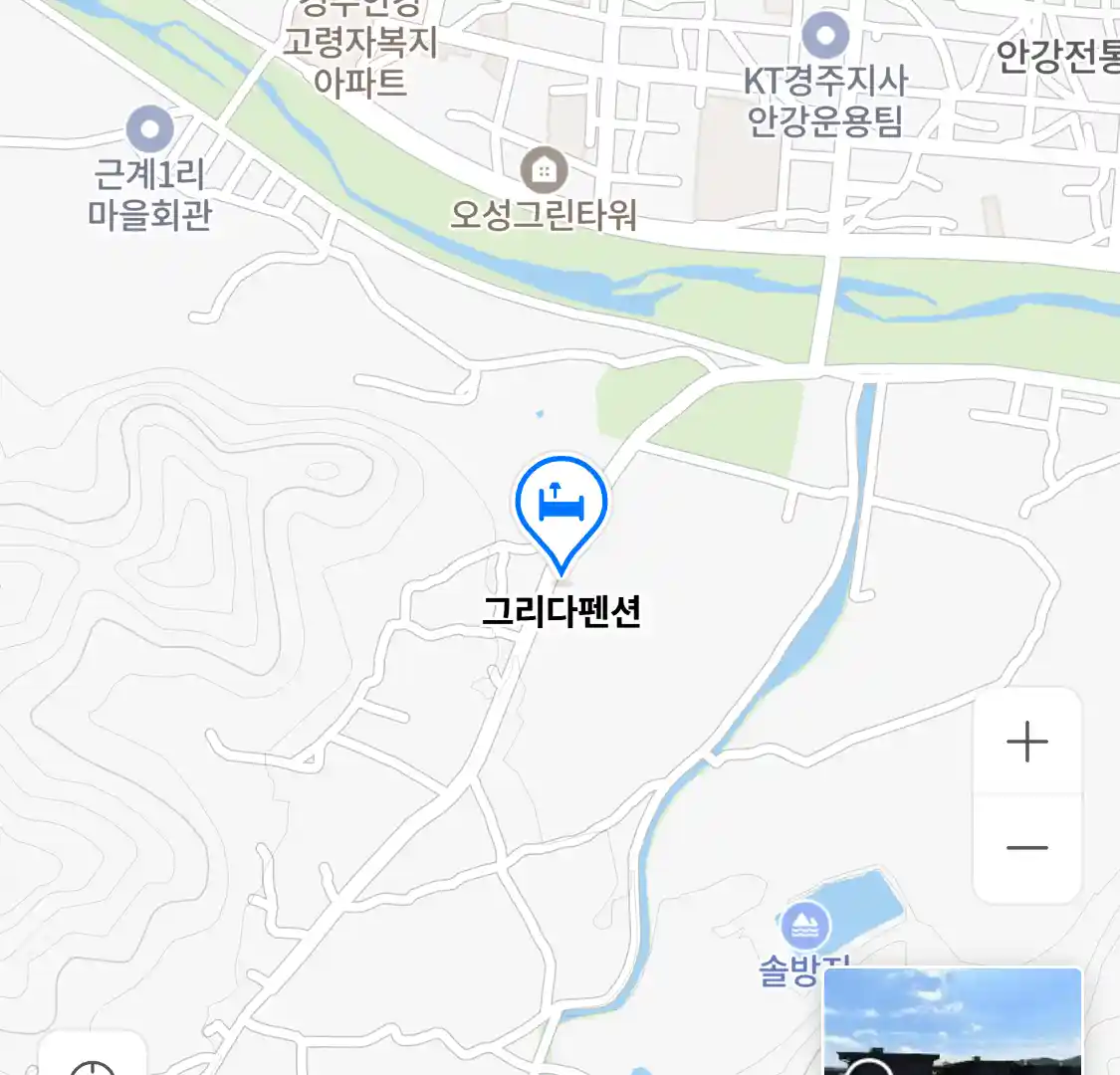 그리다펜션 위치