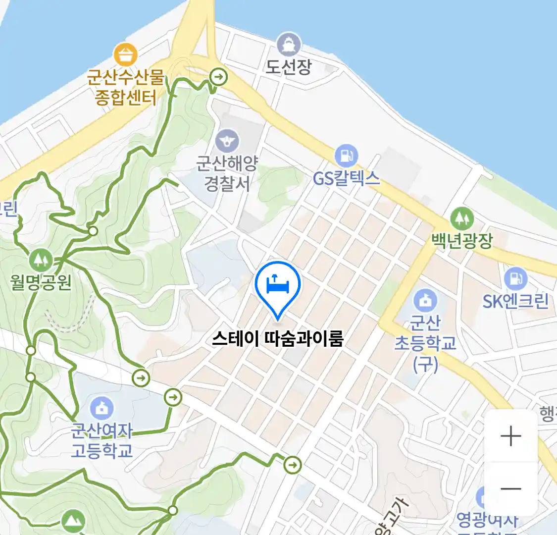 스테이 따숨과이룸 지도