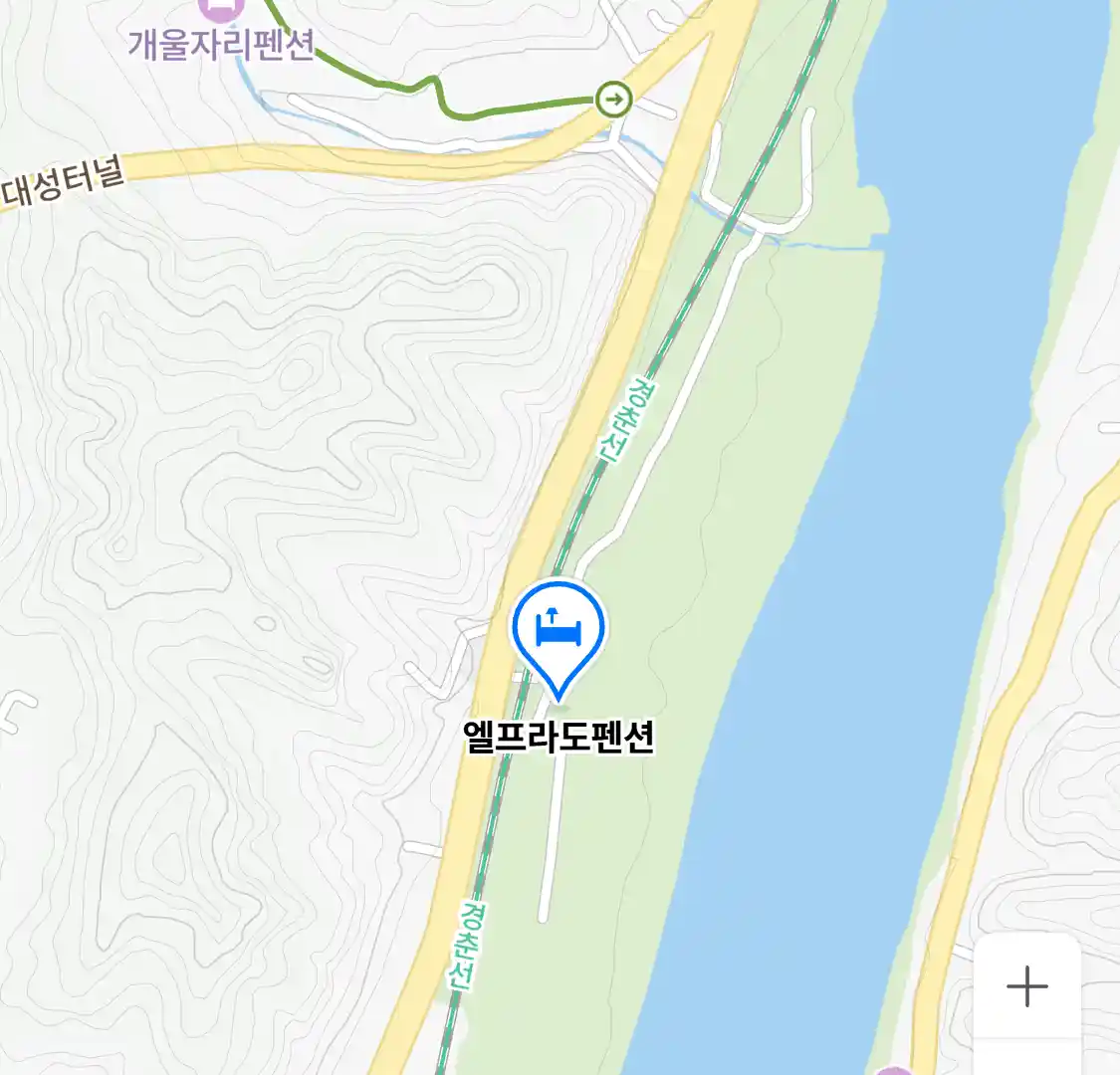 엘프라도펜션 위치