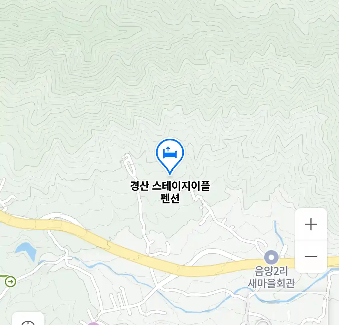 경산 스테이지이플 펜션 위치