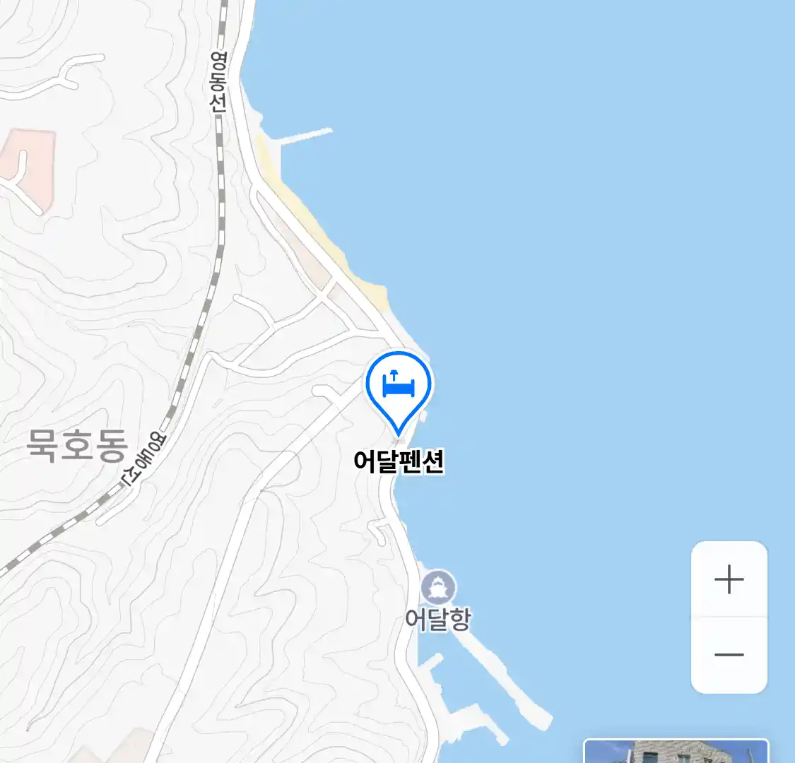 어달펜션 위치