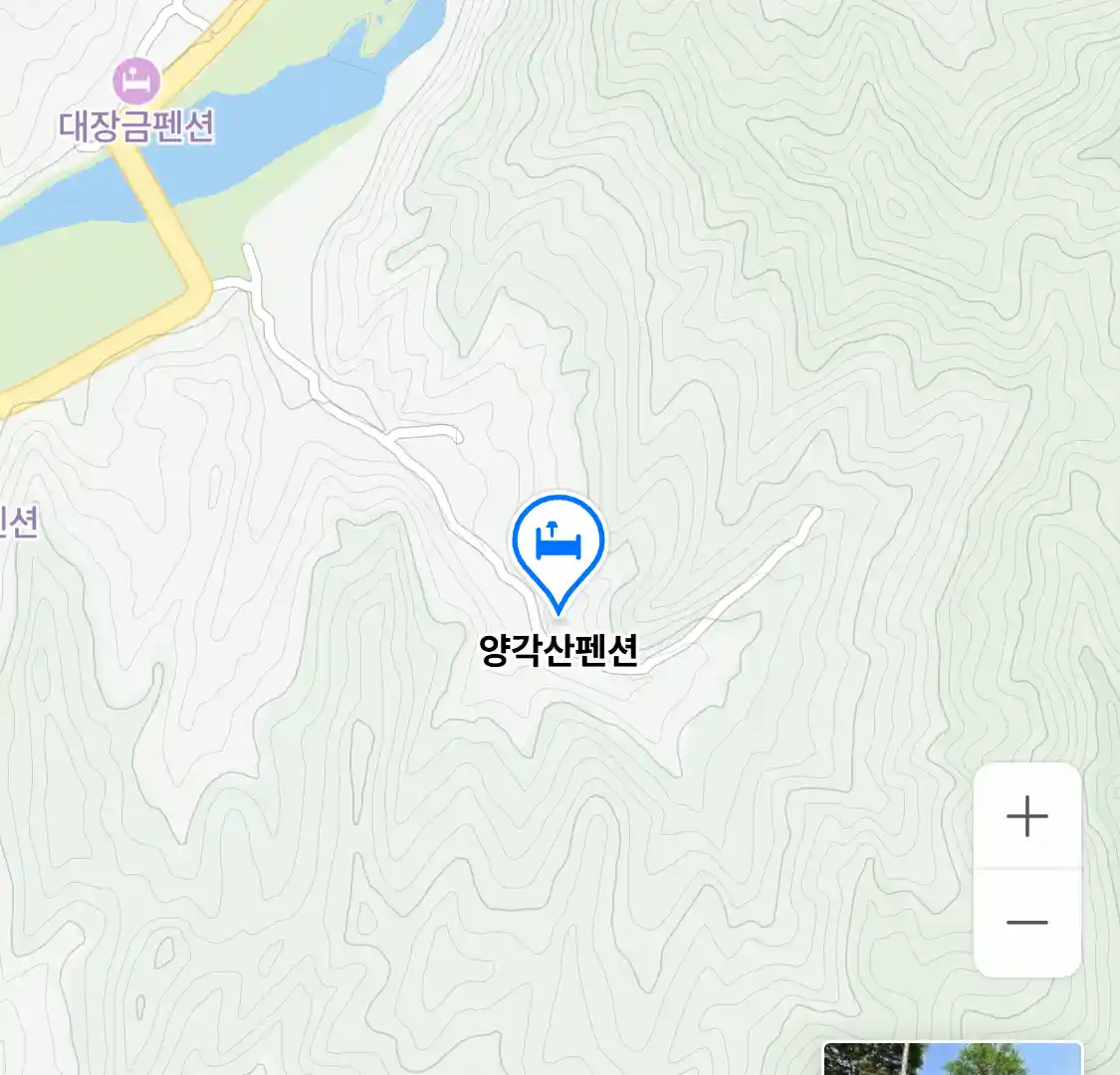 양각산펜션 위치