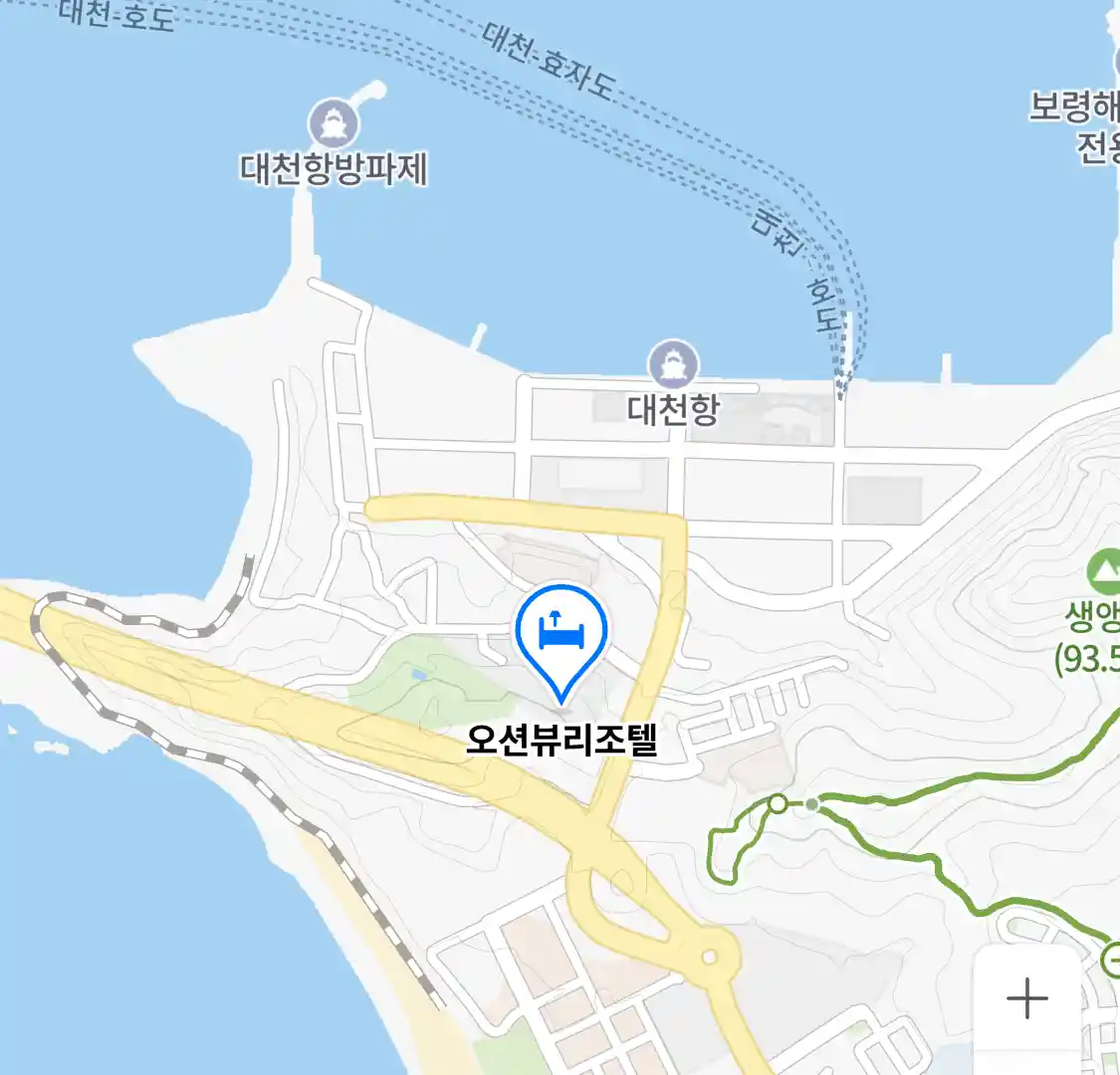 오션뷰리조텔 위치