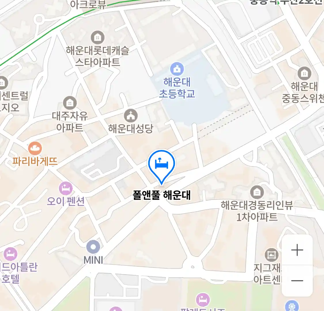 폴앤풀 해운대 위치