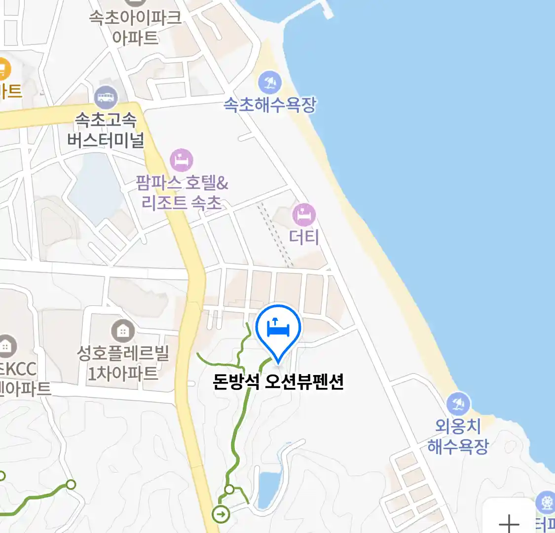 돈방석 오션뷰펜션 위치