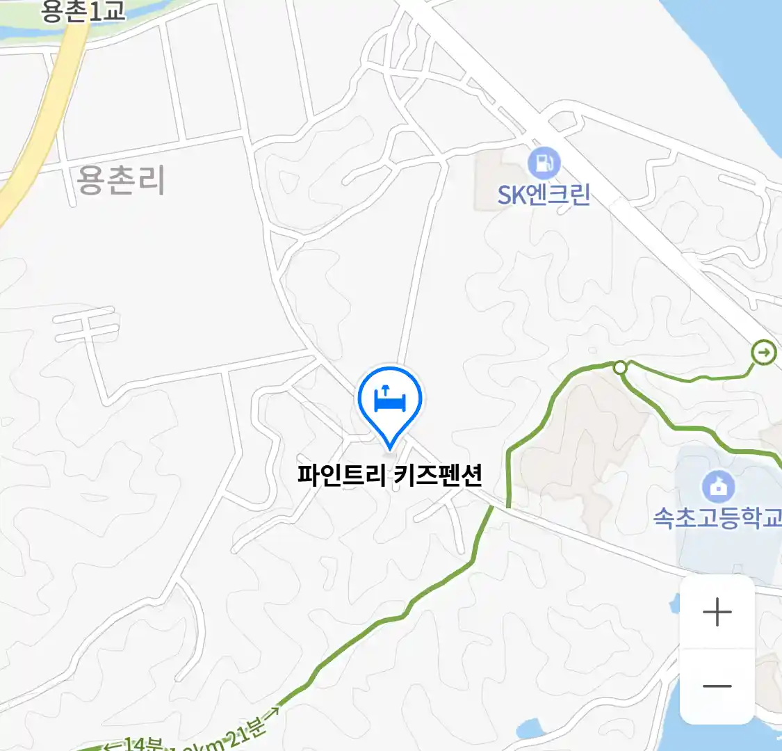 파인트리 키즈펜션 위치