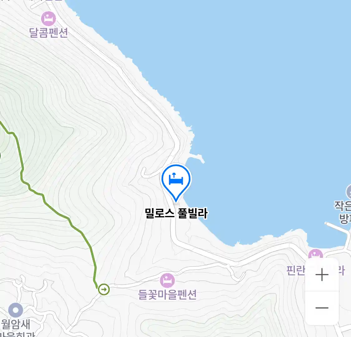 밀로스 풀빌라 위치