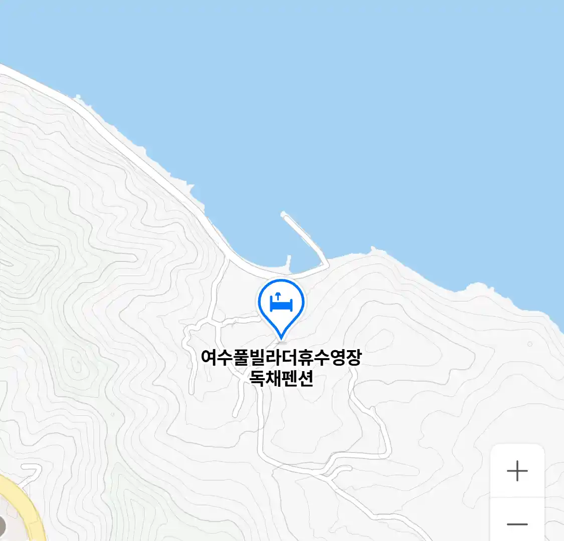 여수풀빌라더휴수영장독채펜션 위치